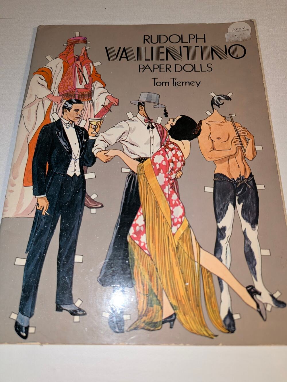 1979 Tom Tierney Rudoph Valentino Paper Dolls UNCUT